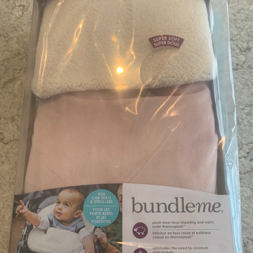 JJ Cole Bundleme pink shearling